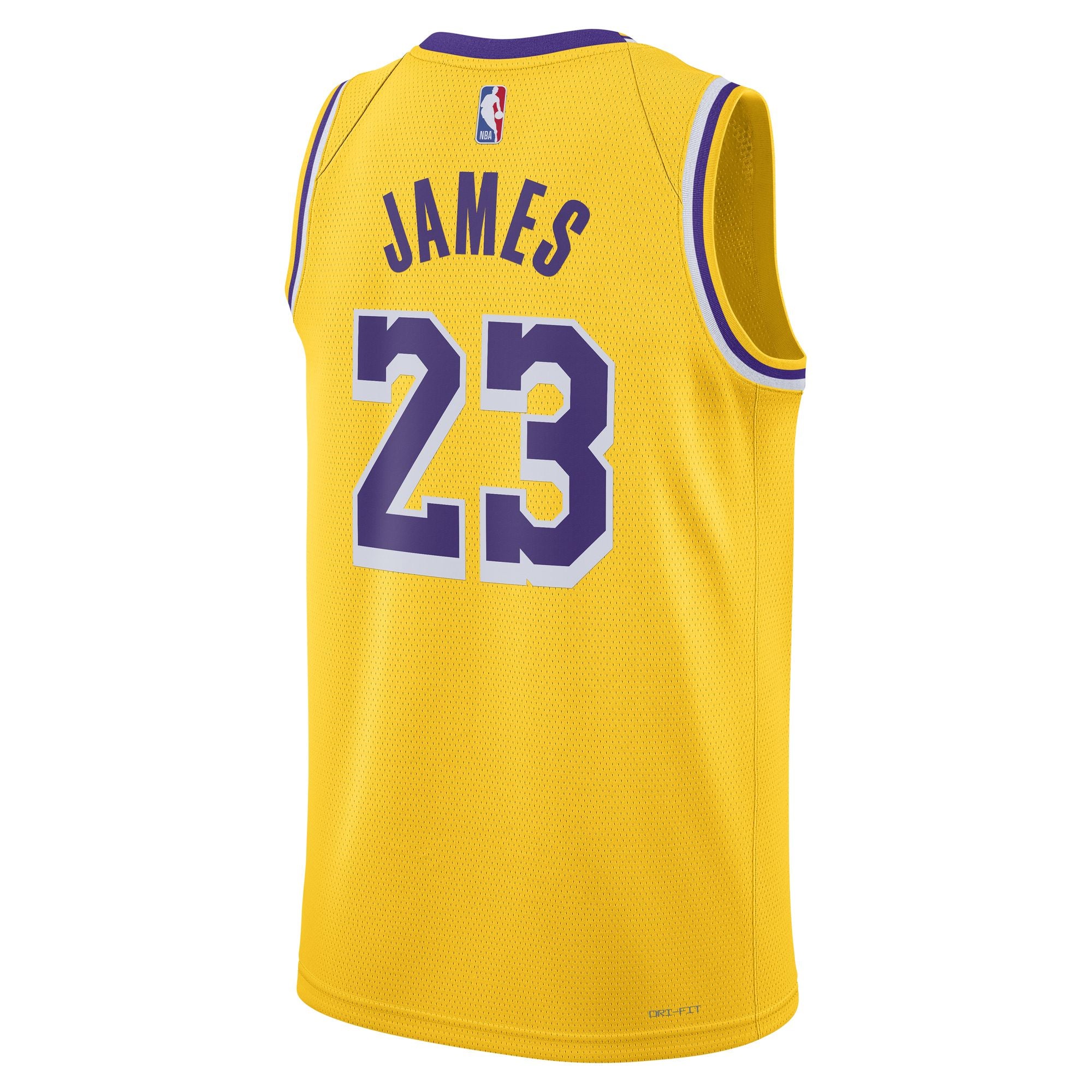 la lakers gear James Los Angeles Lakers Icon Edition Jersey (Gold)