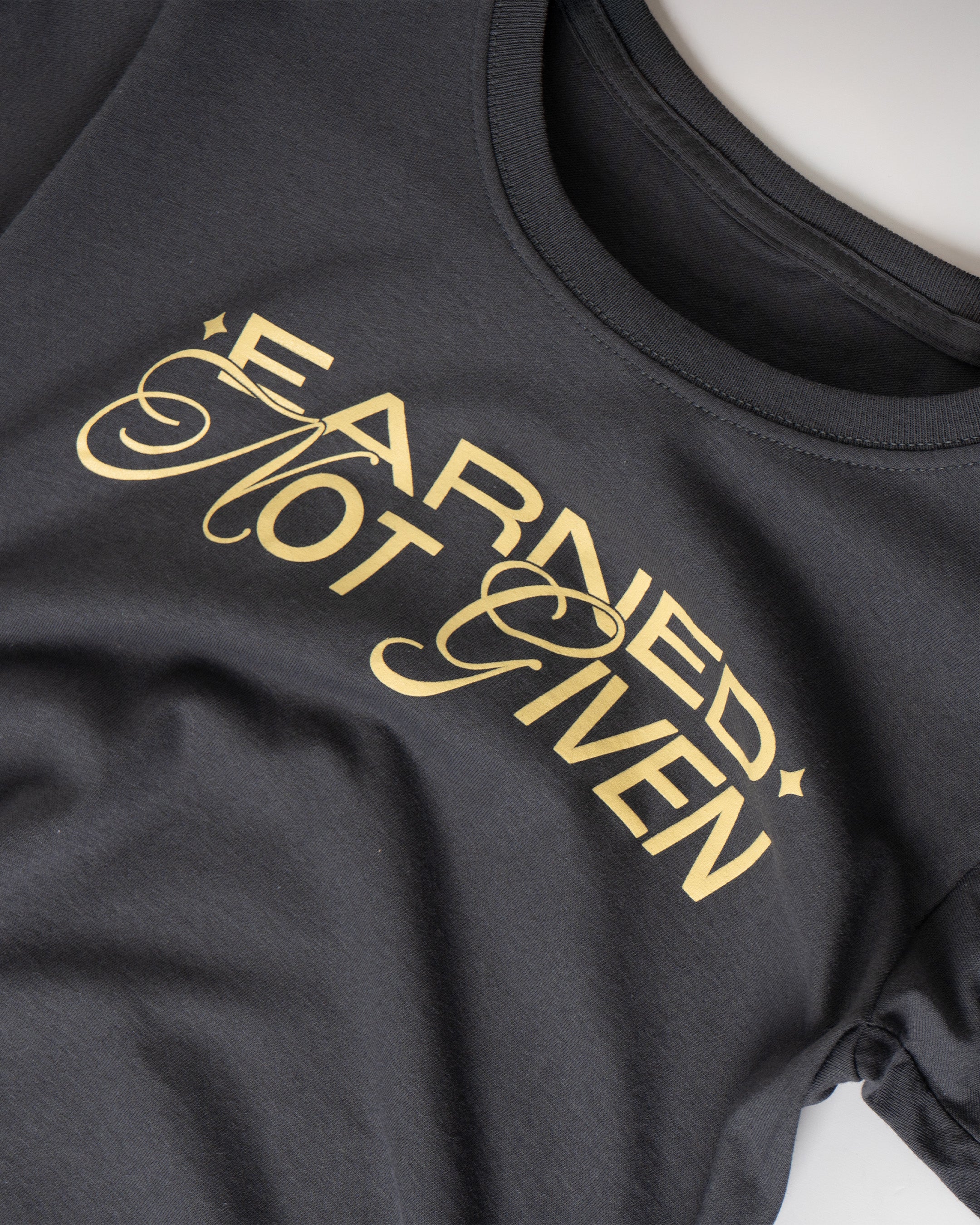 Youth Earned Not Given Tee (Pepper Grey)
