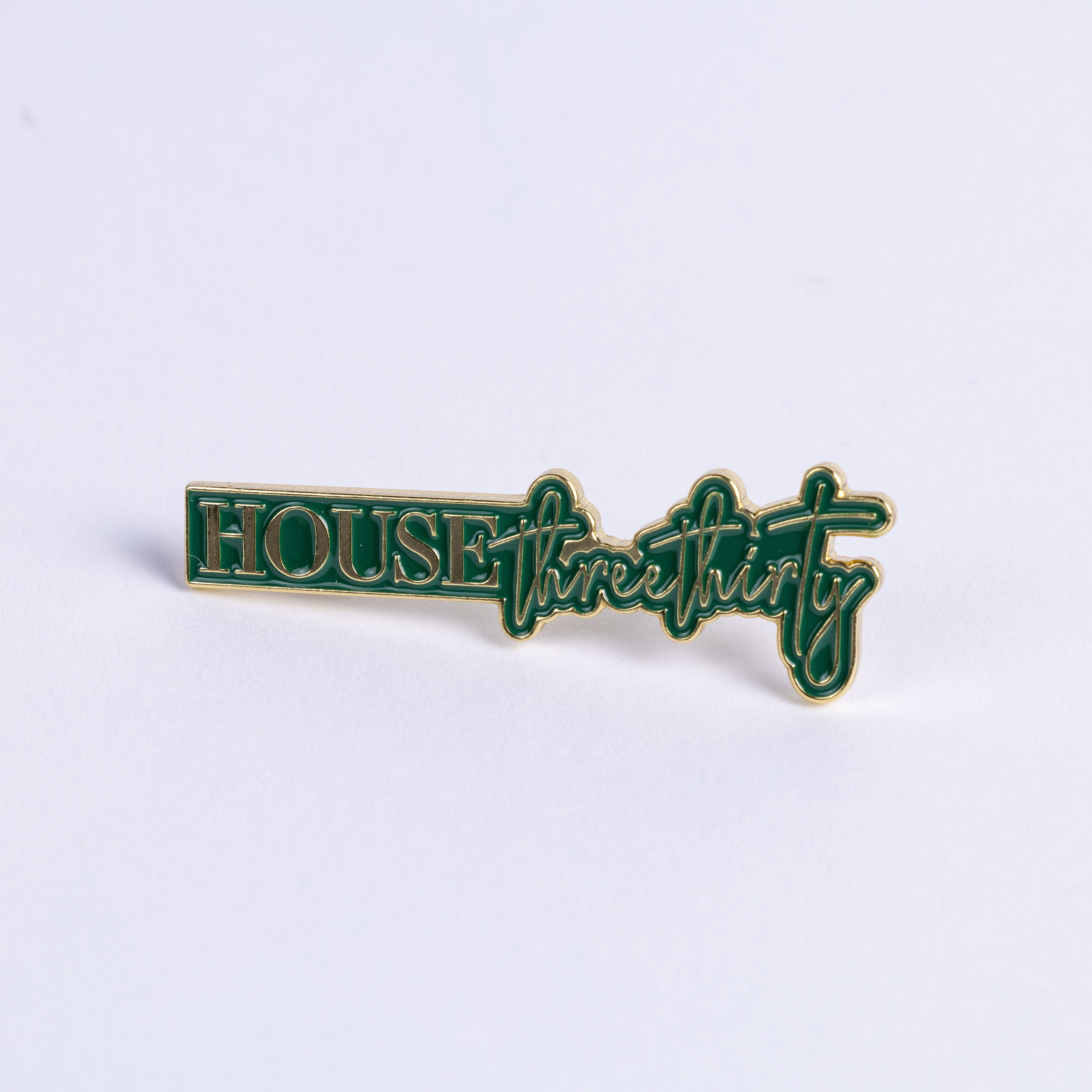 House Three Thirty Lapel Pin (Green)