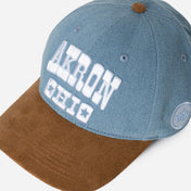 Akron, OH Denim Two-Tone Cap