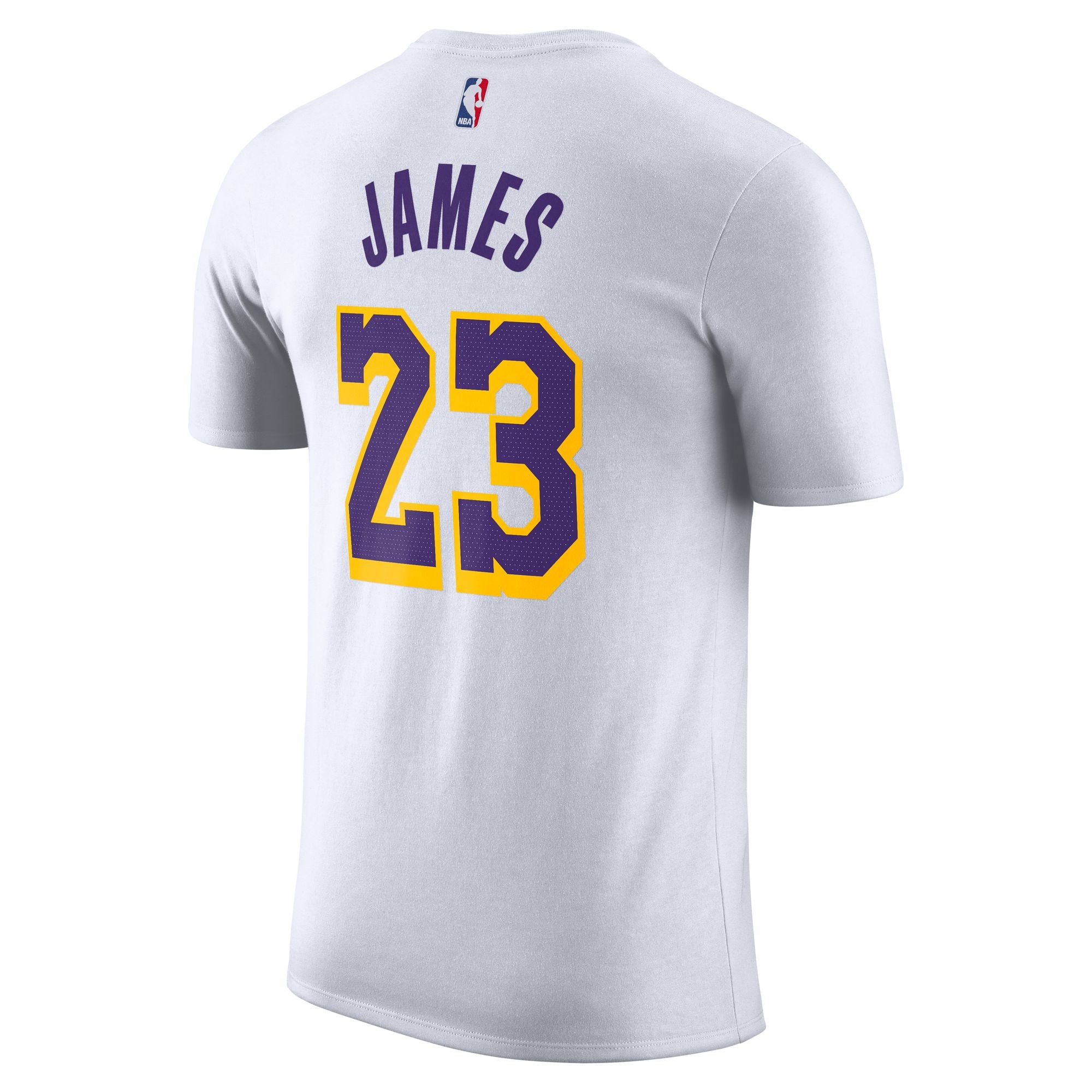 James Los Angeles Lakers Tee (White)