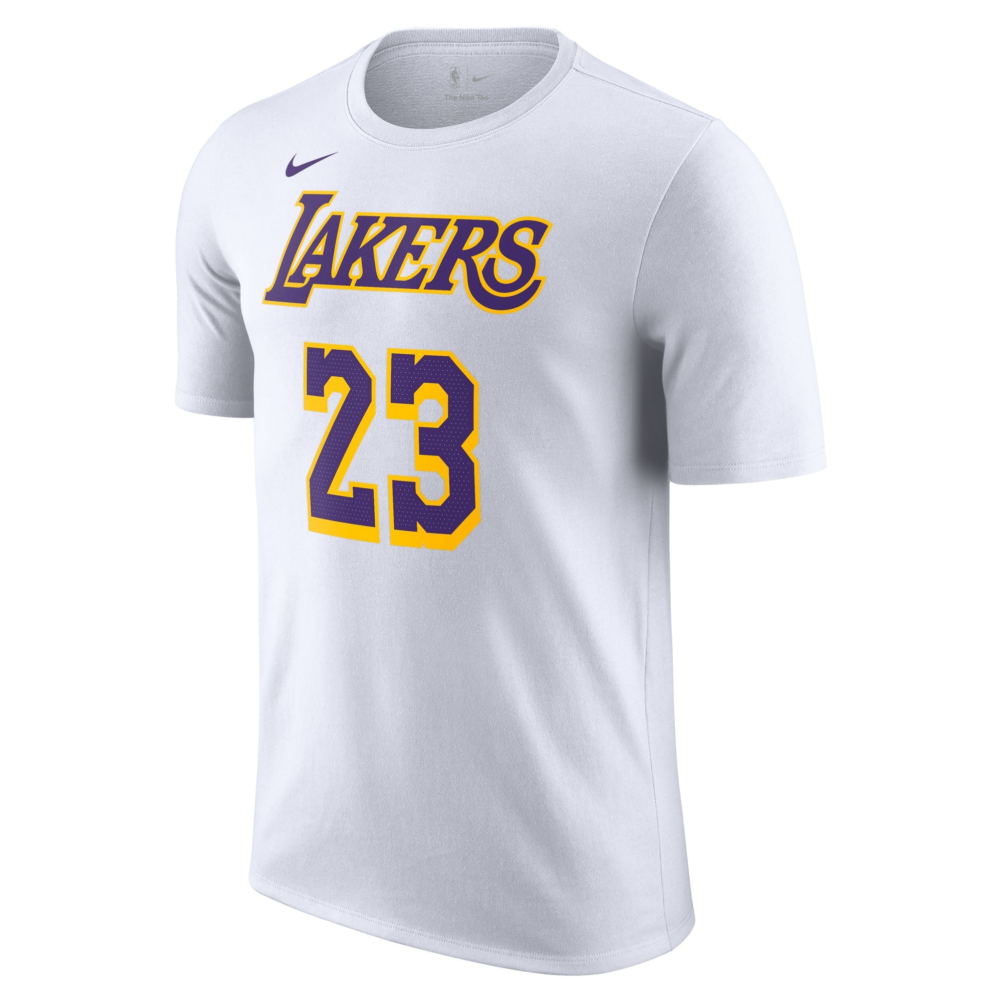 James Los Angeles Lakers Tee (White) – LeBron James Family Foundation