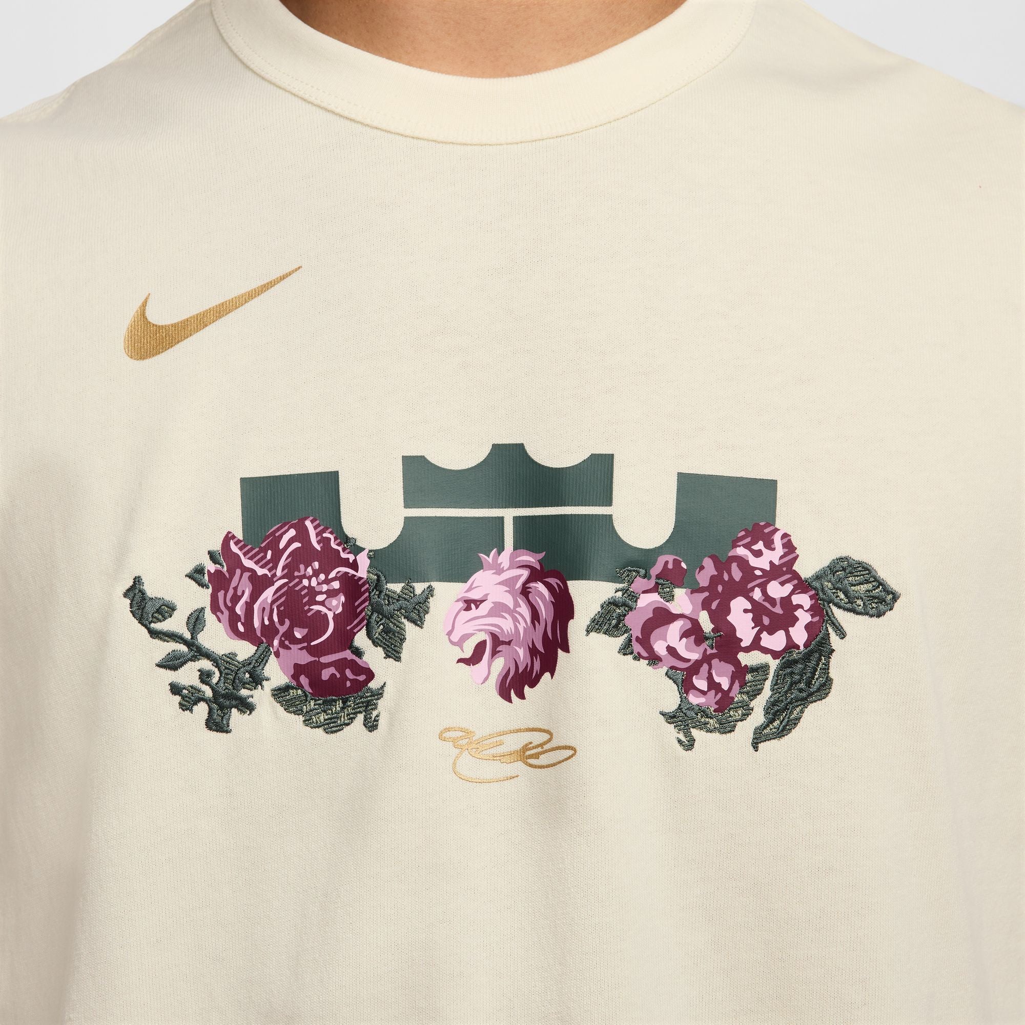 LeBron Max90 Basketball T-Shirt (Cream)