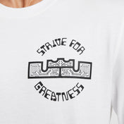 LeBron Max 90 Long-Sleeve Basketball T-Shirt (White)