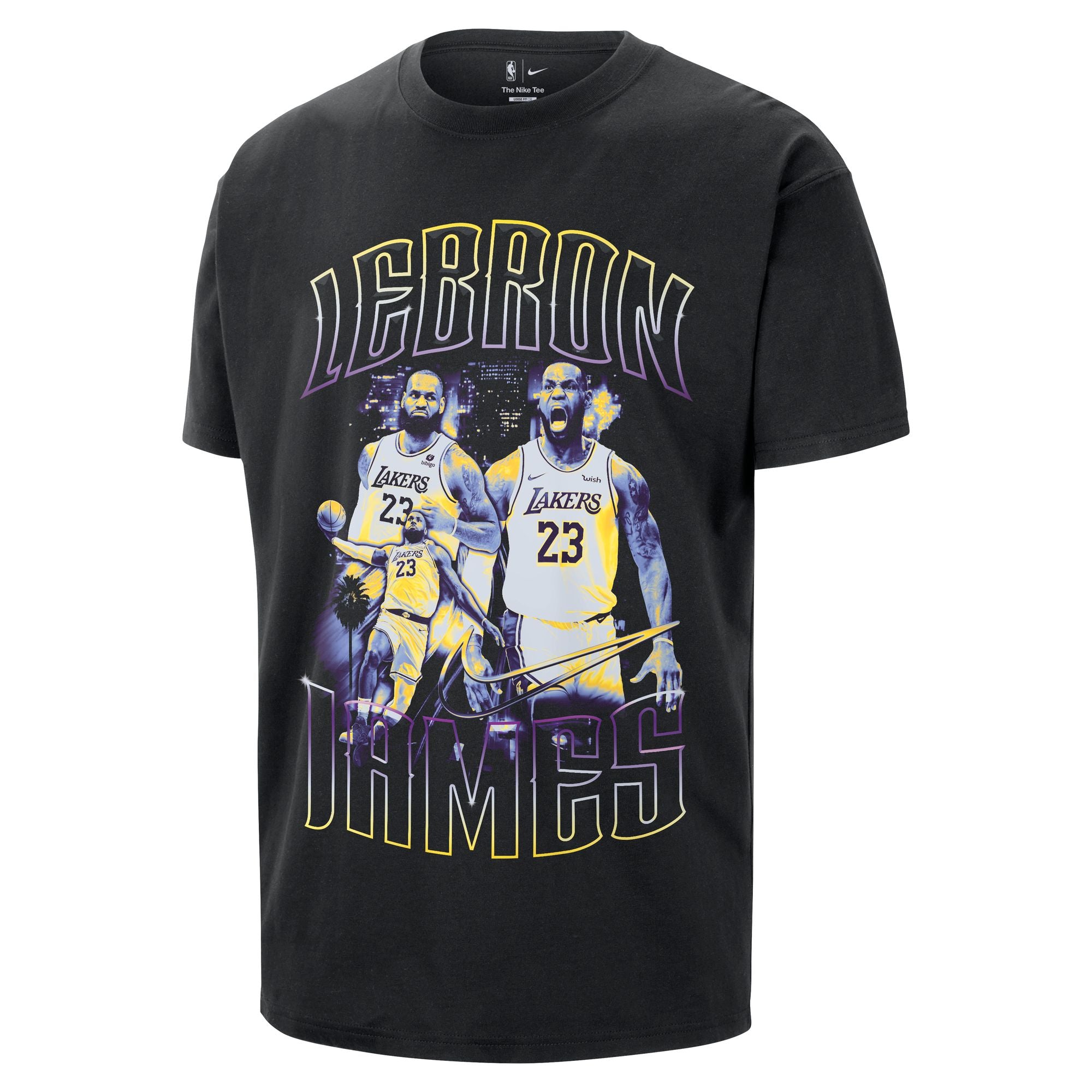 James LA Lakers Courtside Nike Graphic Tee