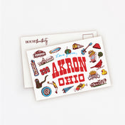Love from, Akron OH Postcard