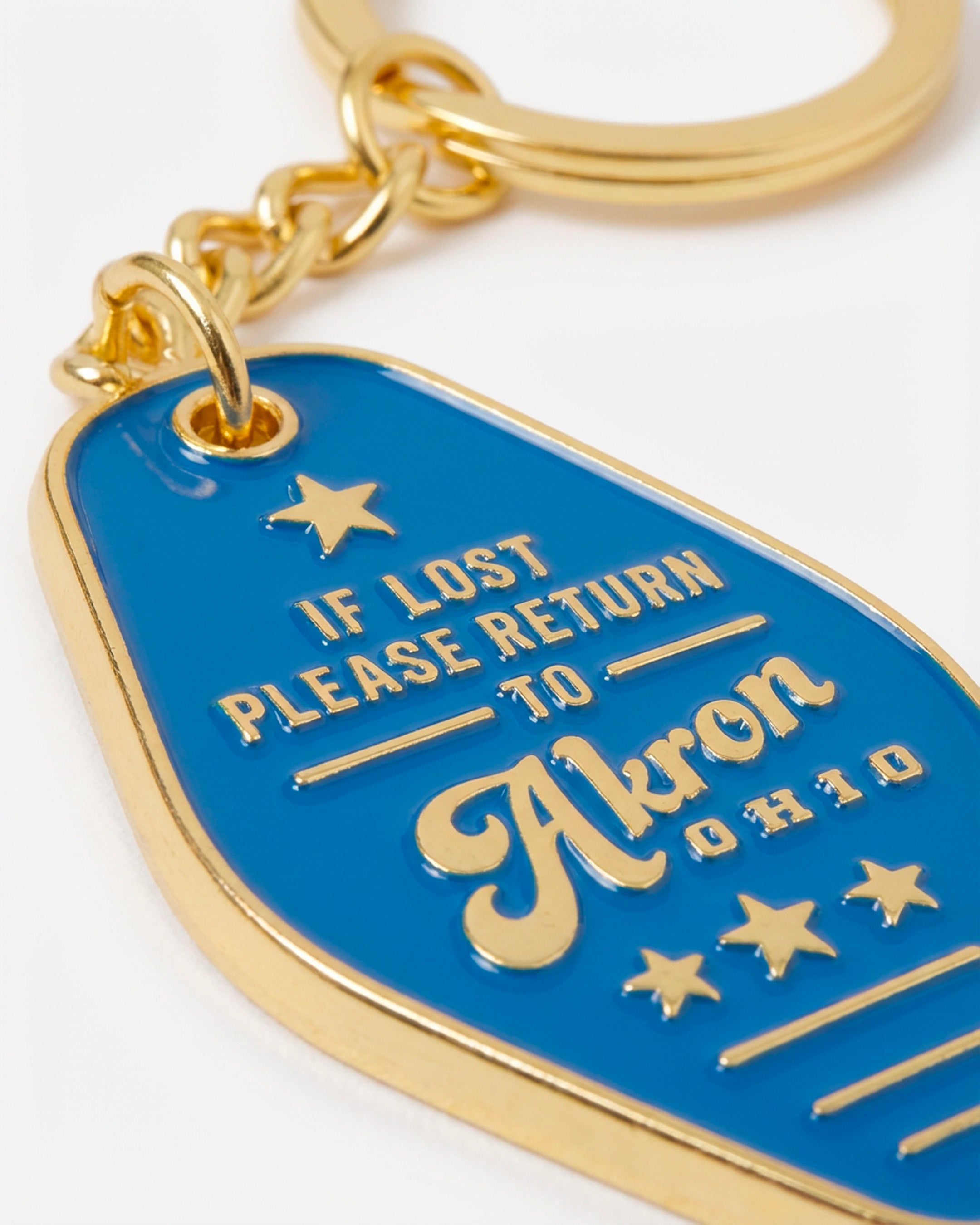 If Lost Please Return to Akron Motel Keychain – LeBron James