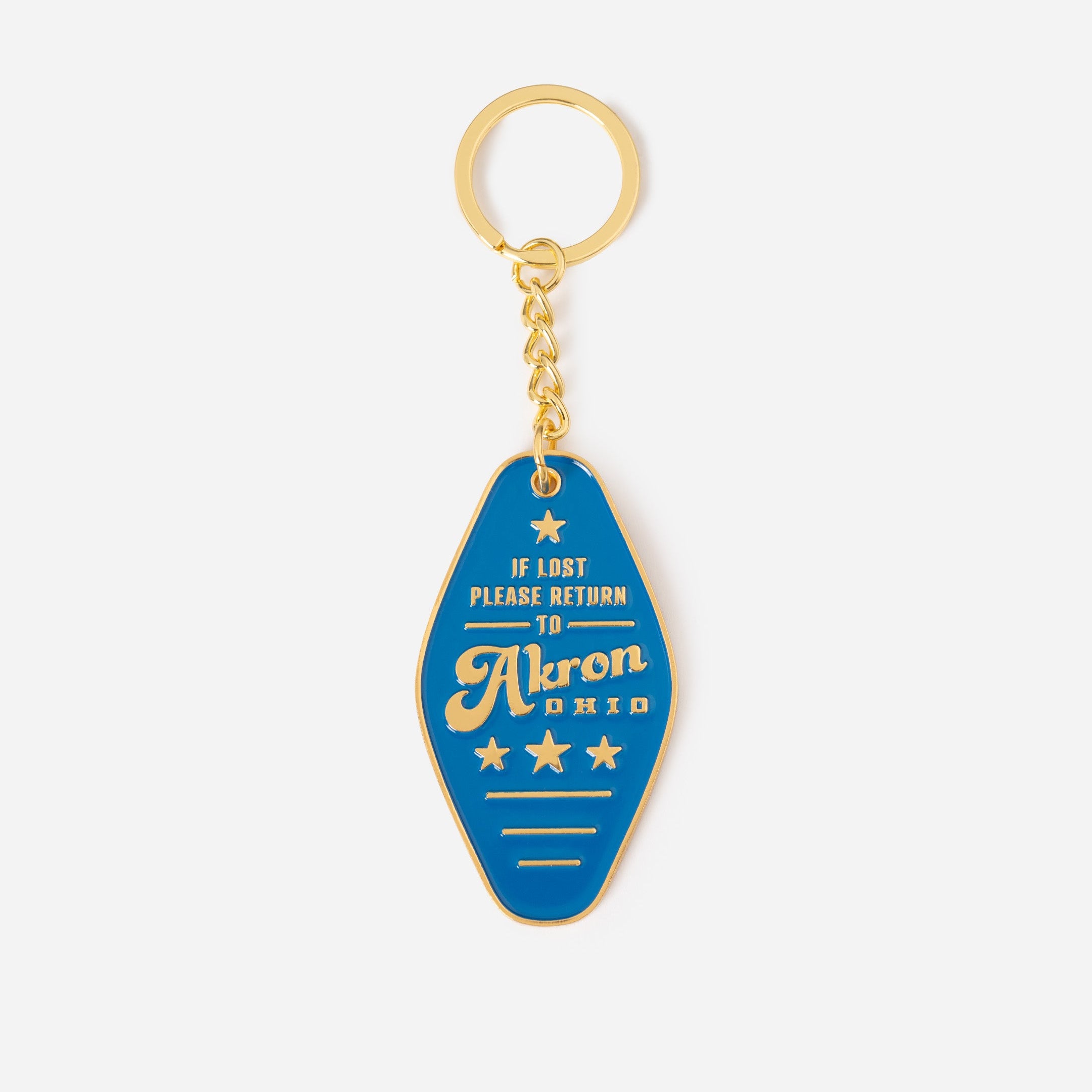 If Lost Please Return to Akron Motel Keychain – LeBron James