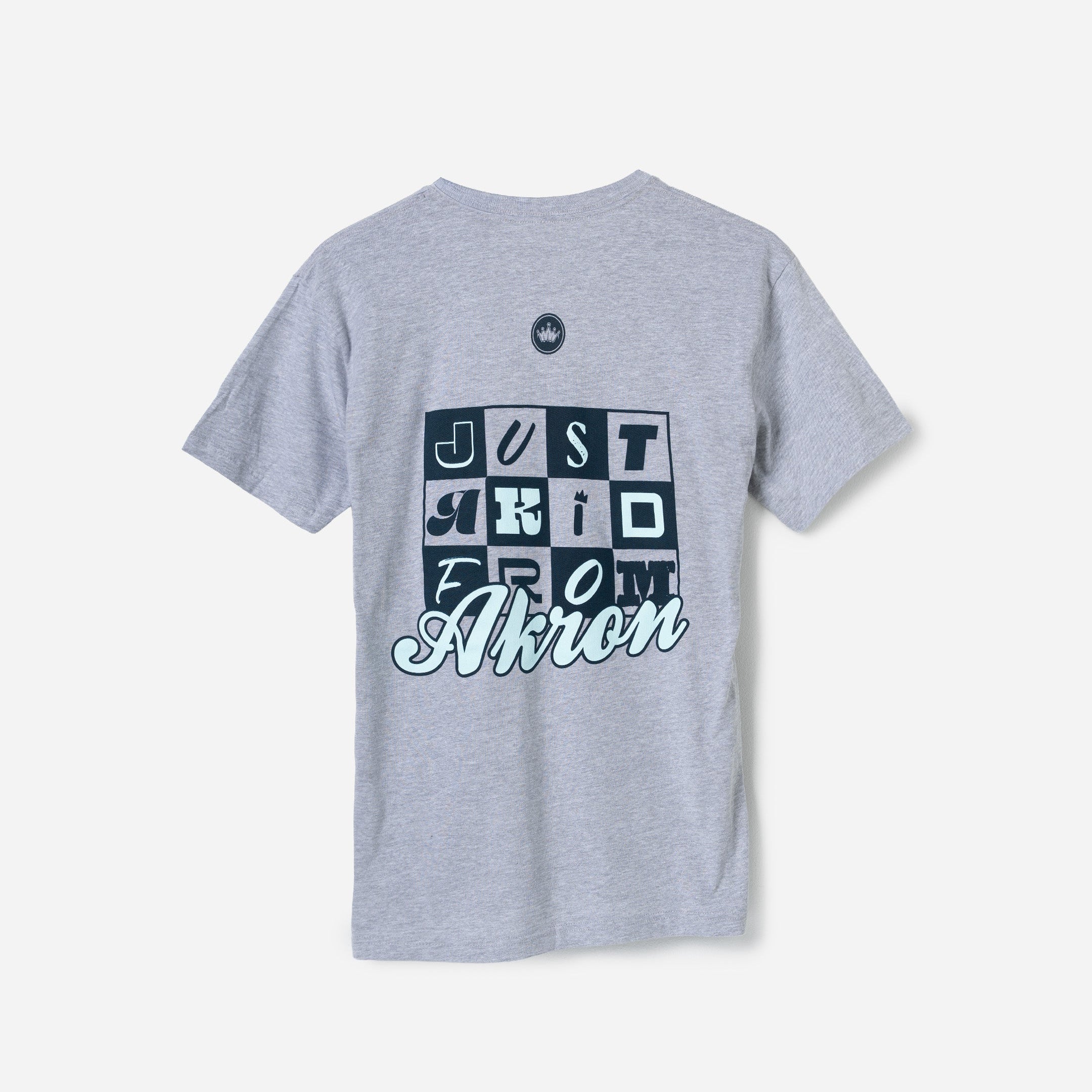 Just a Kid from Akron Tee (Heather Grey)