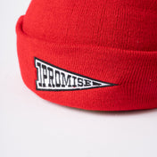 I PROMISE Pennant Beanie (Red)