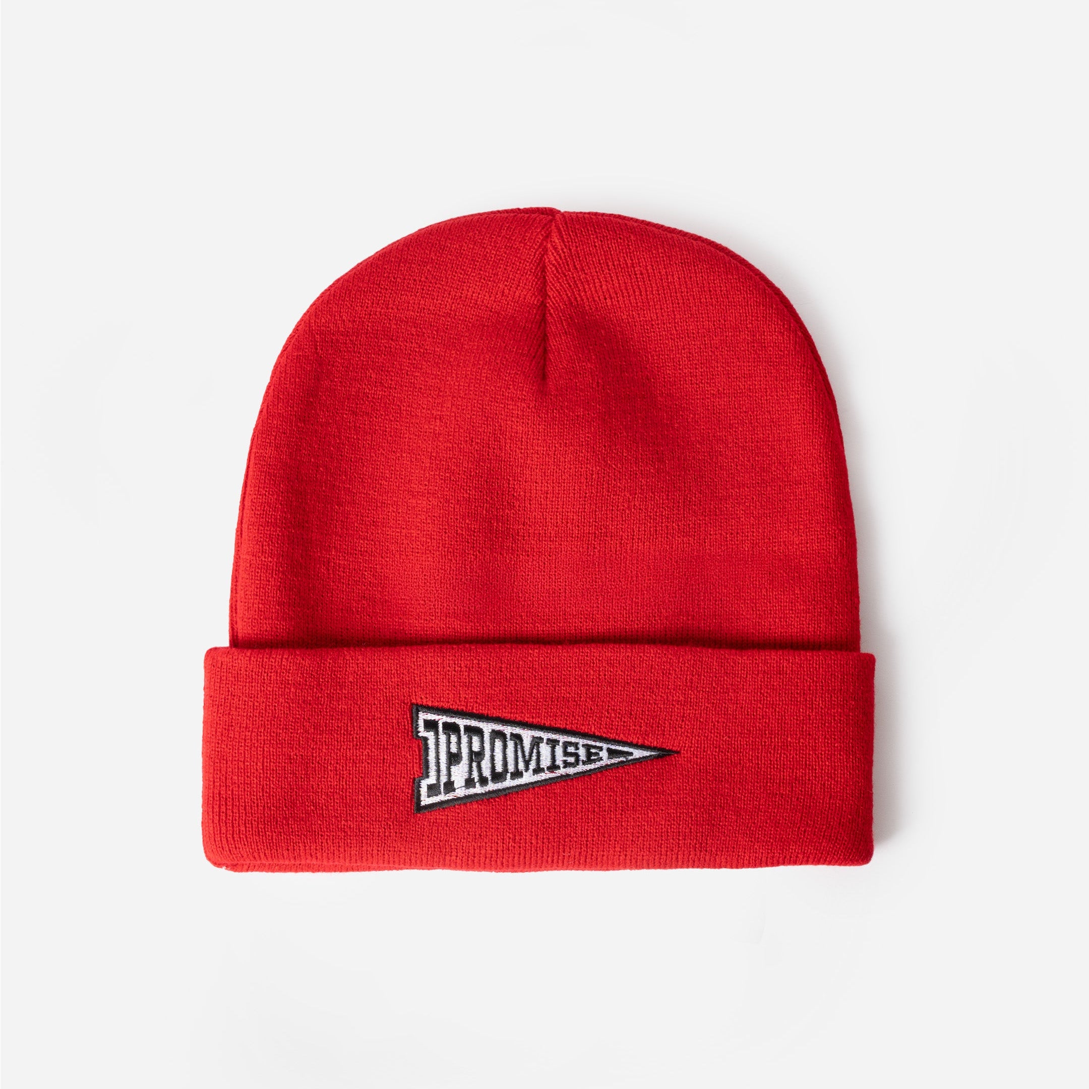 I PROMISE Pennant Beanie (Red)
