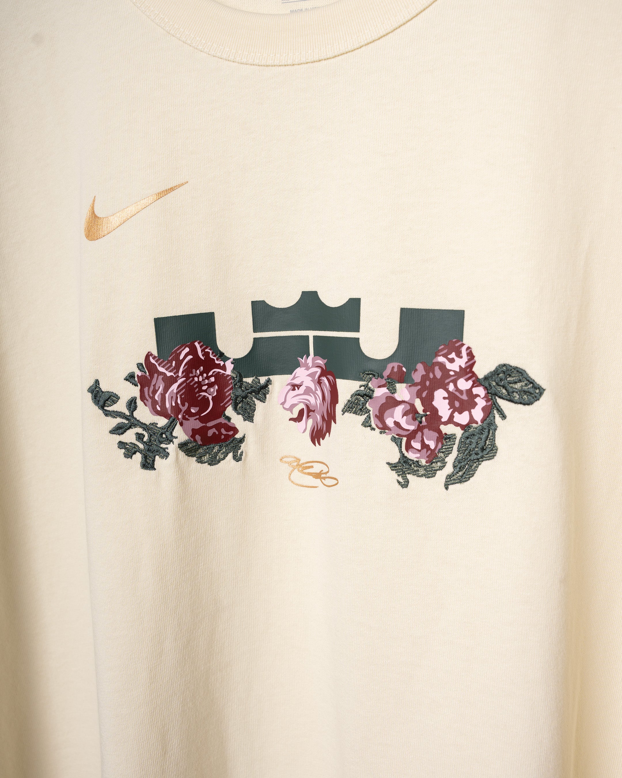 LeBron Max90 Basketball T-Shirt (Cream)