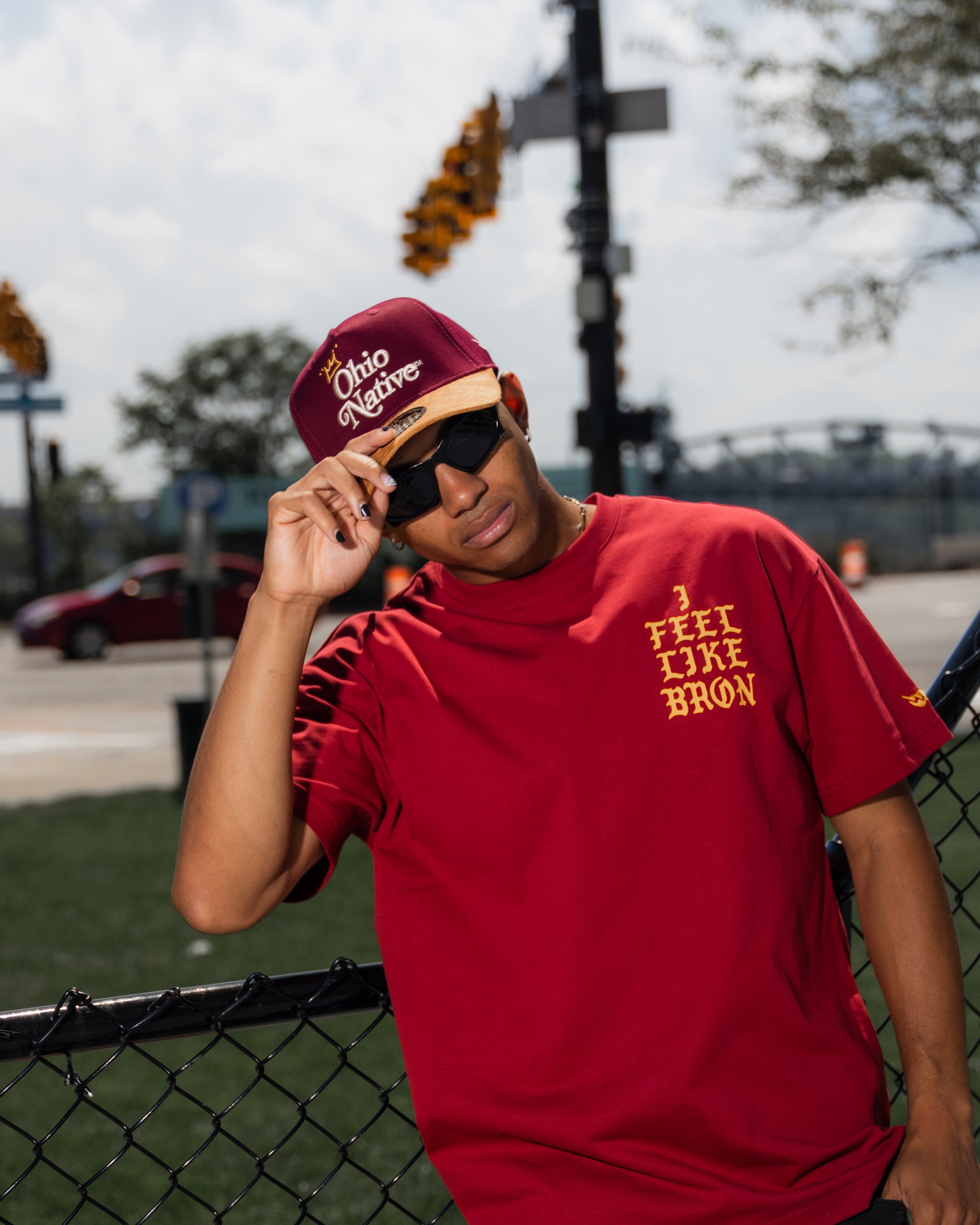 Ohio Native™ Lebron James Family Foundation Cap (Wine)