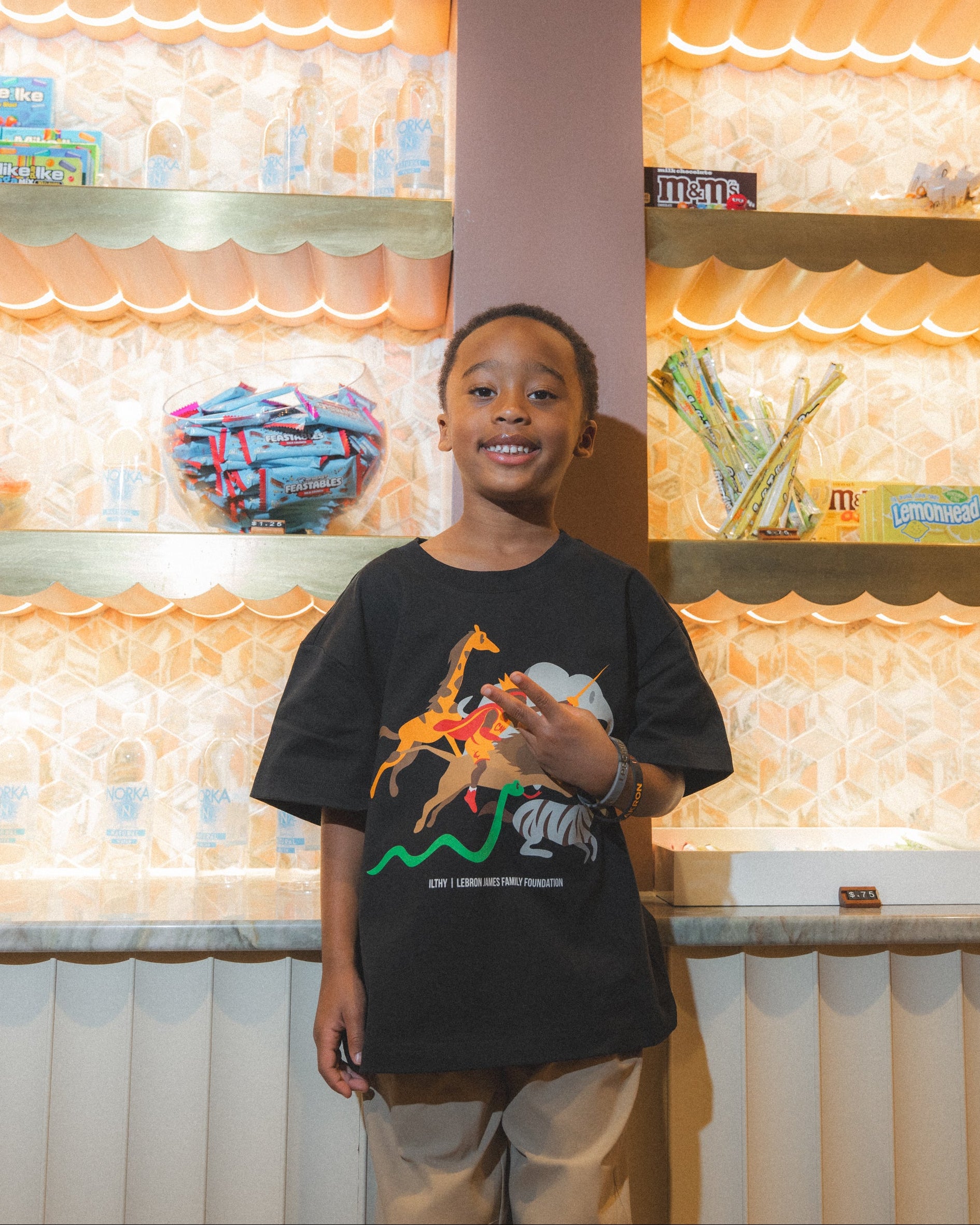 Youth LeBron James Family Foundation King of the Jungle T-Shirt