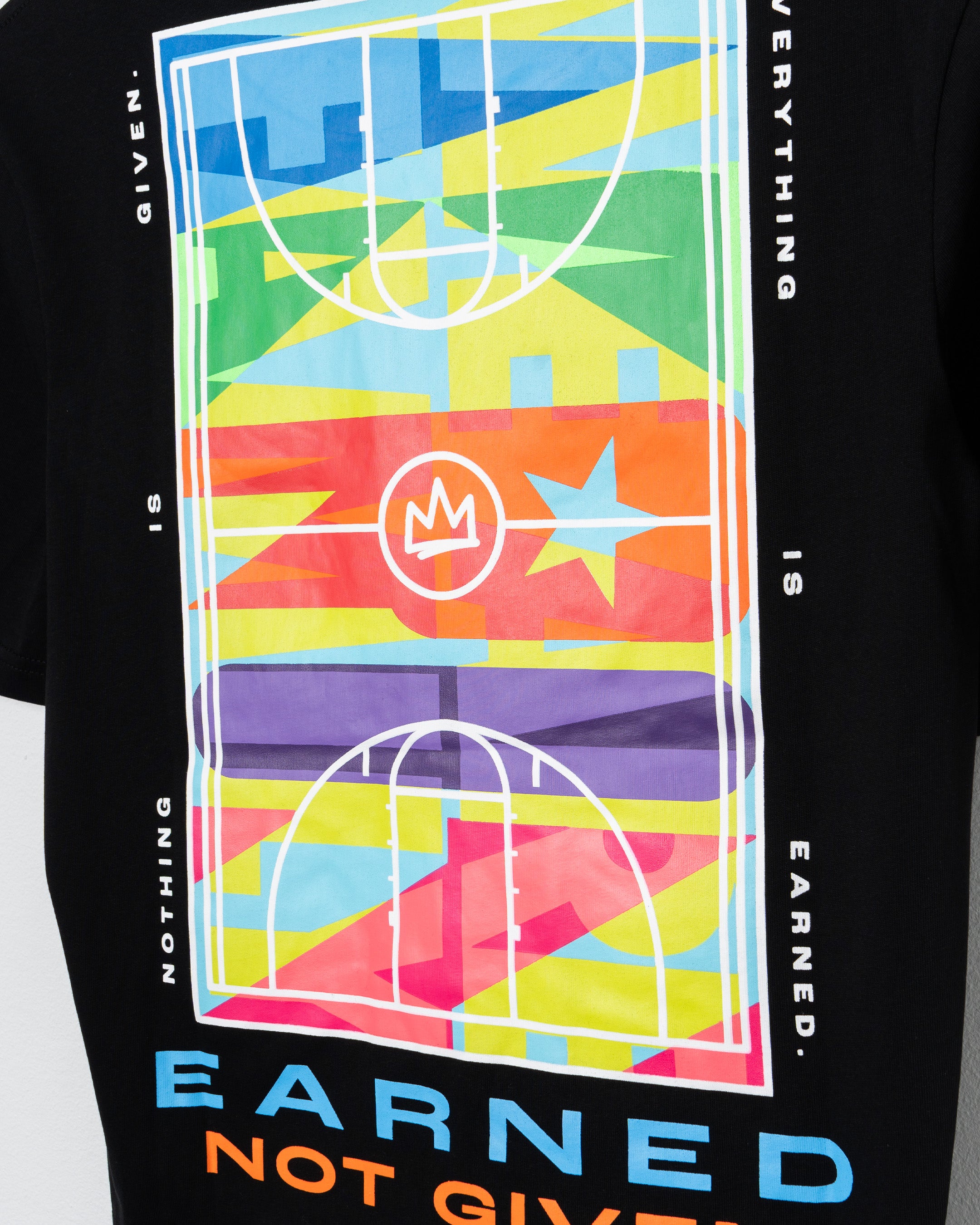 Youth Basketball Court Tee