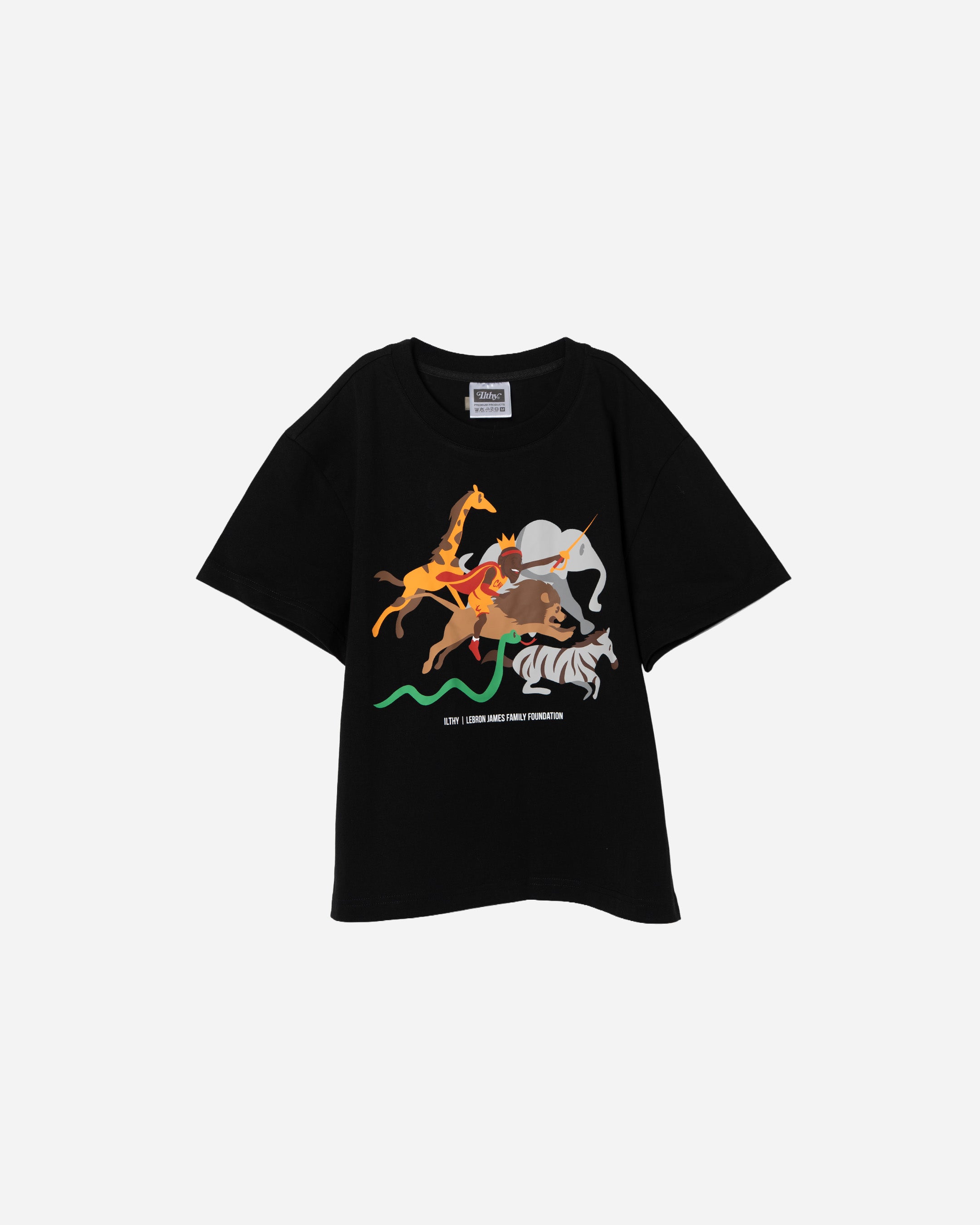 Youth LeBron James Family Foundation King of the Jungle T-Shirt