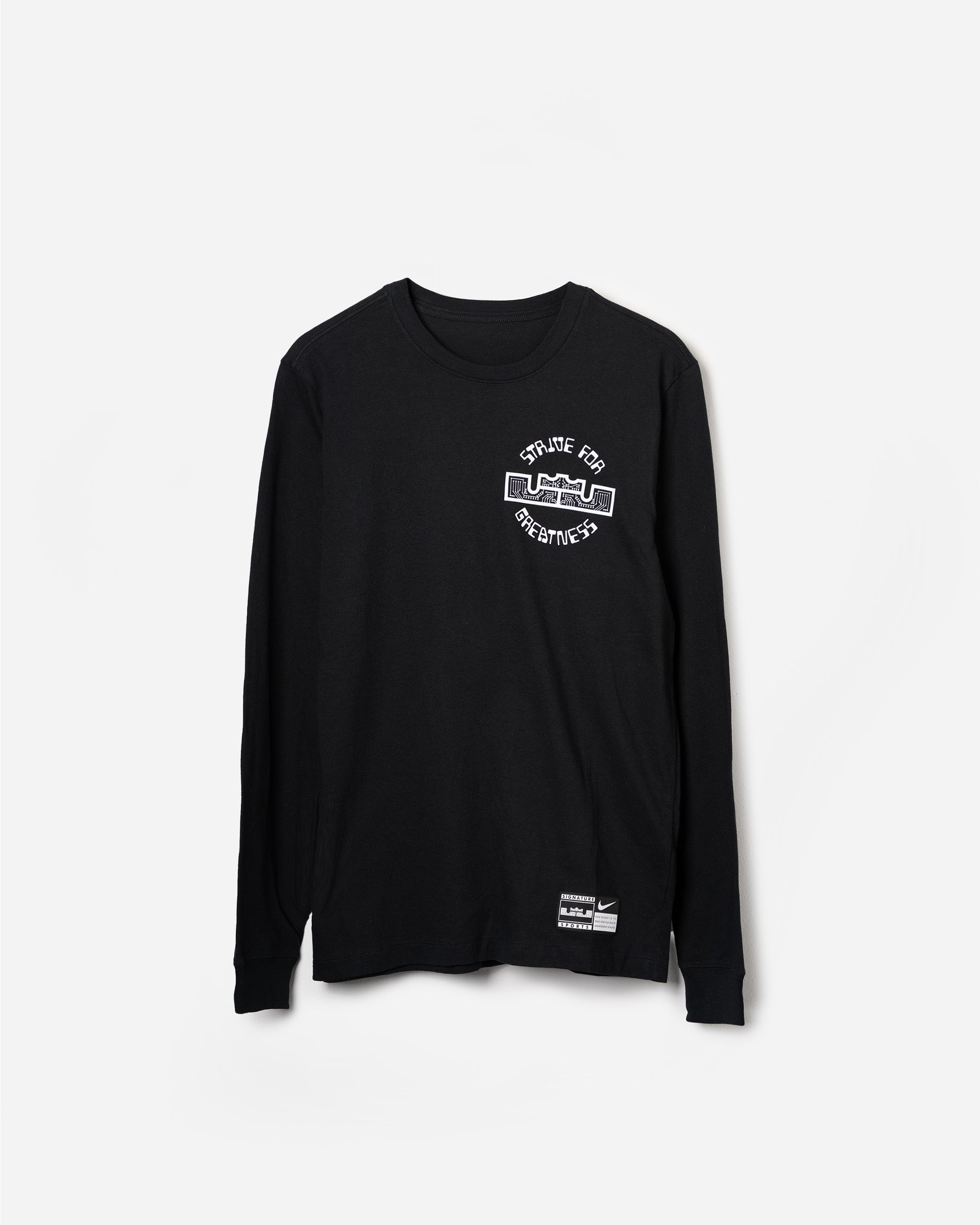 LeBron Max 90 Long-Sleeve Basketball T-Shirt (Black)